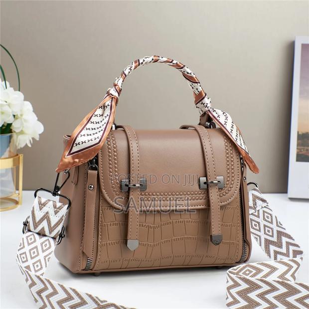 Stylish Scarfed Shoulder Bag - thumbnail 3