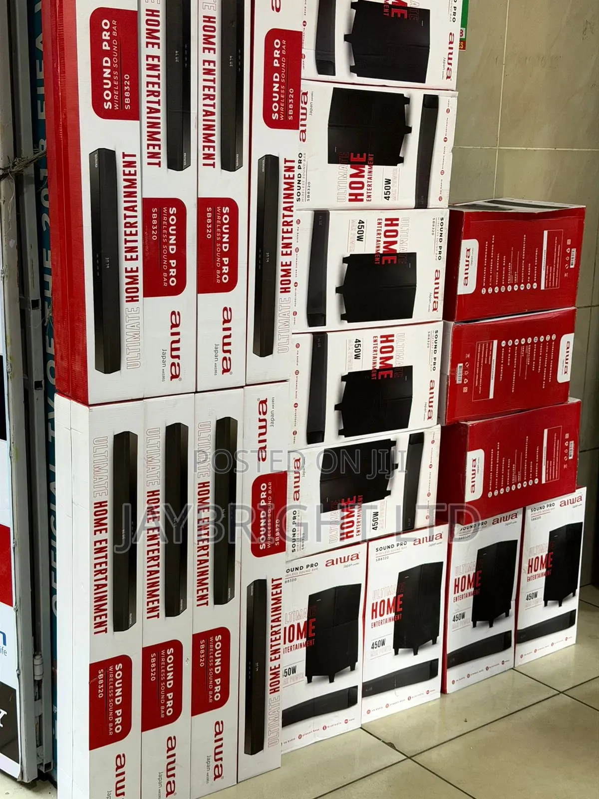 Aiwa 4.1 Wireless Sound Bar System (Sb-8320)