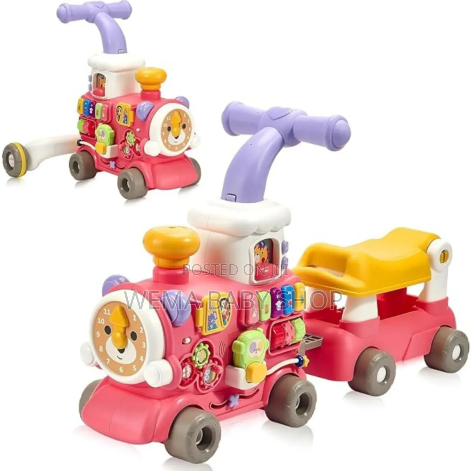 5-in-1 Baby Walker Train Toy