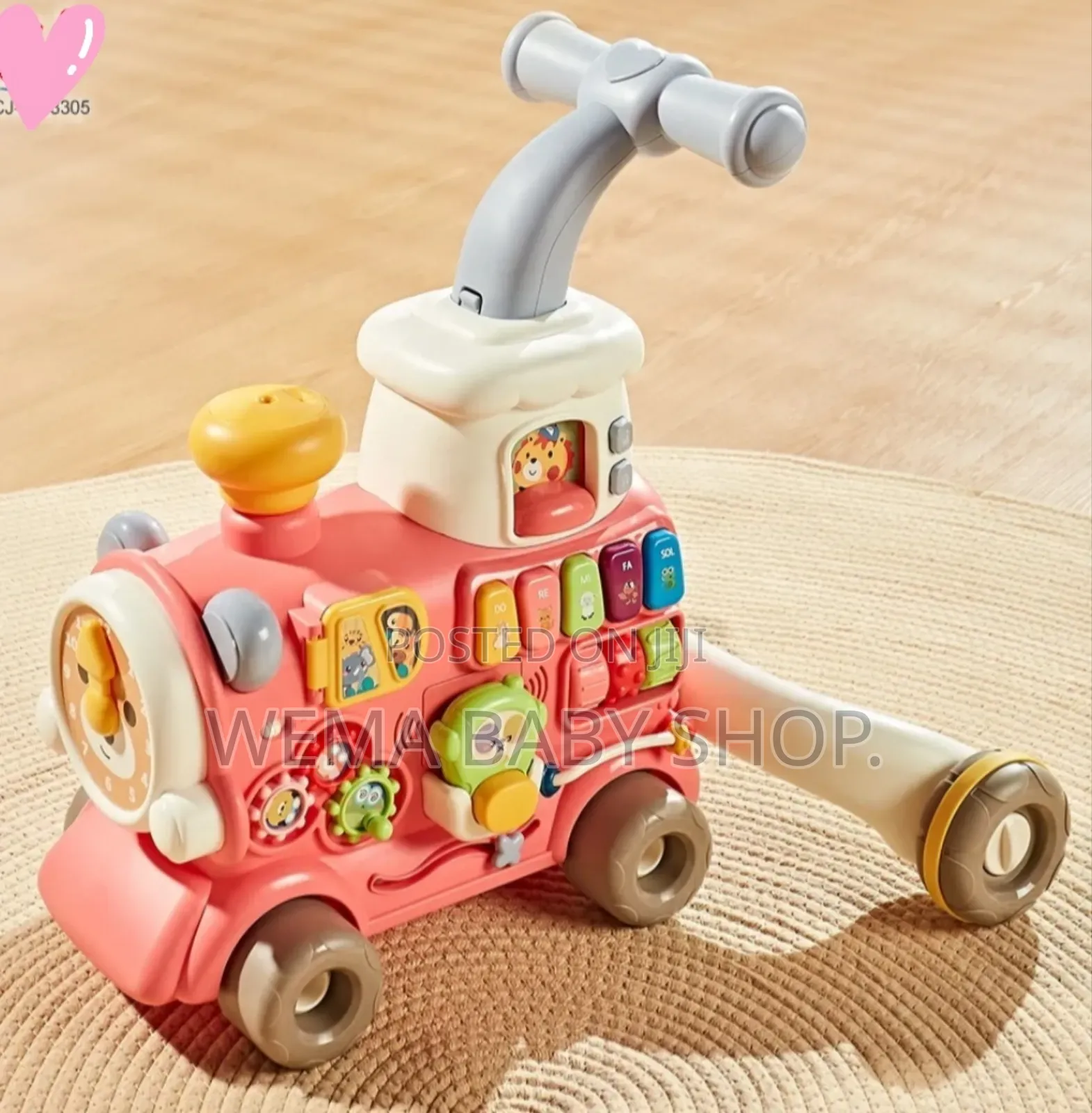 5-in-1 Baby Walker Train Toy