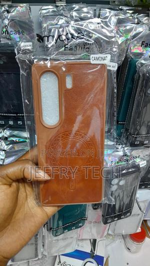 Zuba Leather Case for Tecno Camon 40 Back Cover Silicone - thumbnail 2