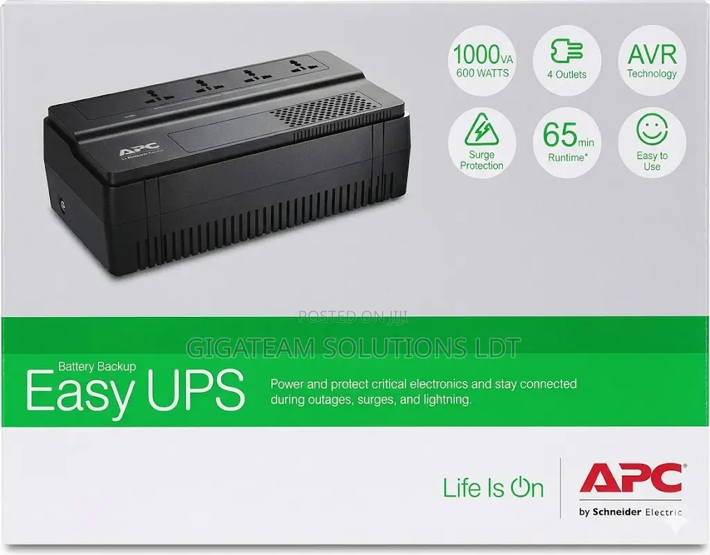 Apc Bv650i-MSX Easy Ups 650va Universal Outlet