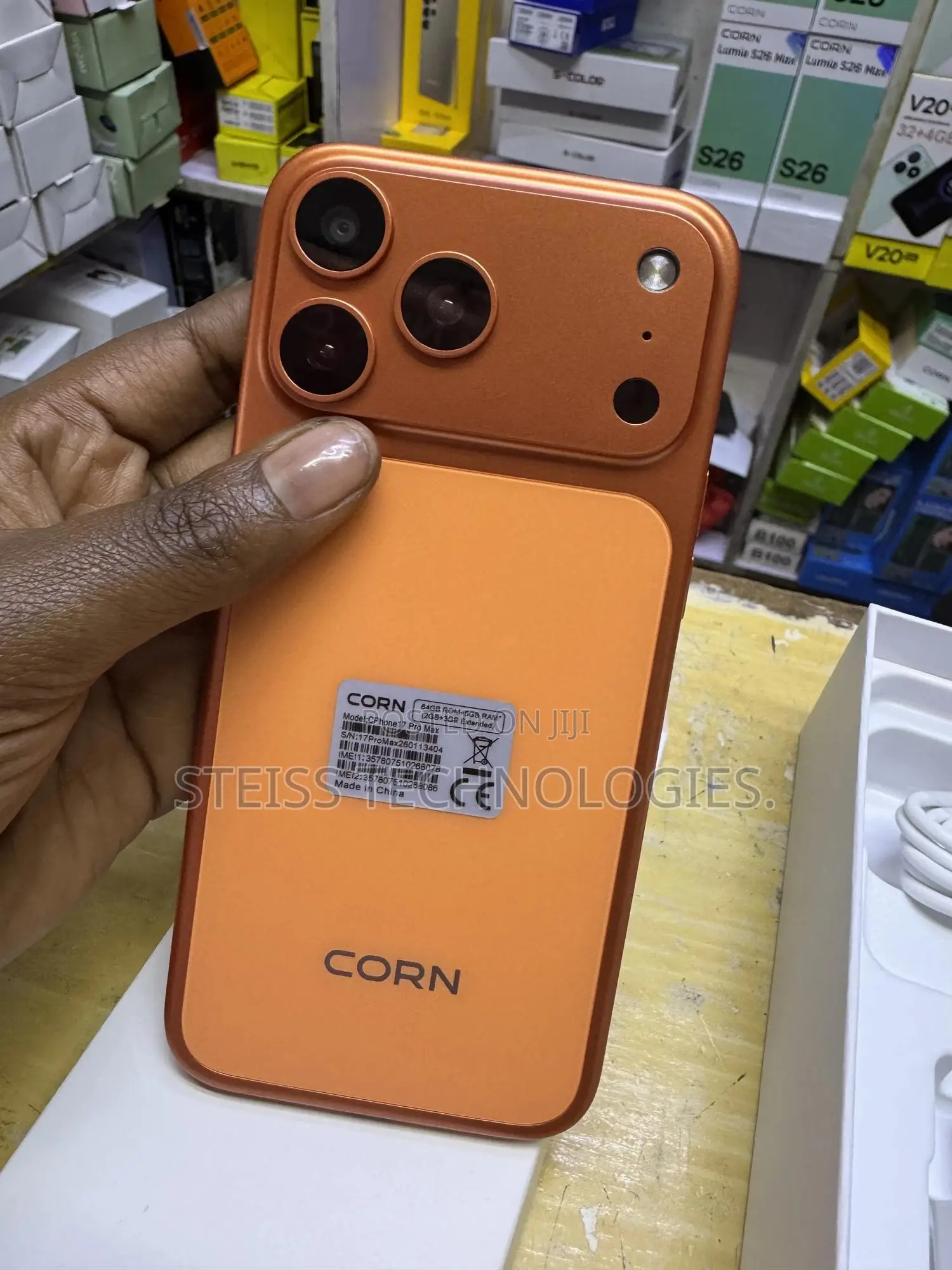 New Mobile Phone 64 GB Orange