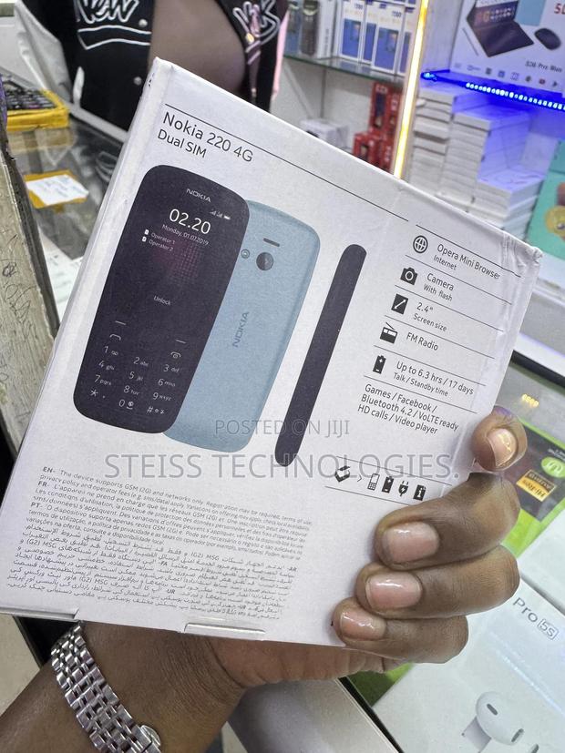 New Nokia 220 Black - thumbnail 3