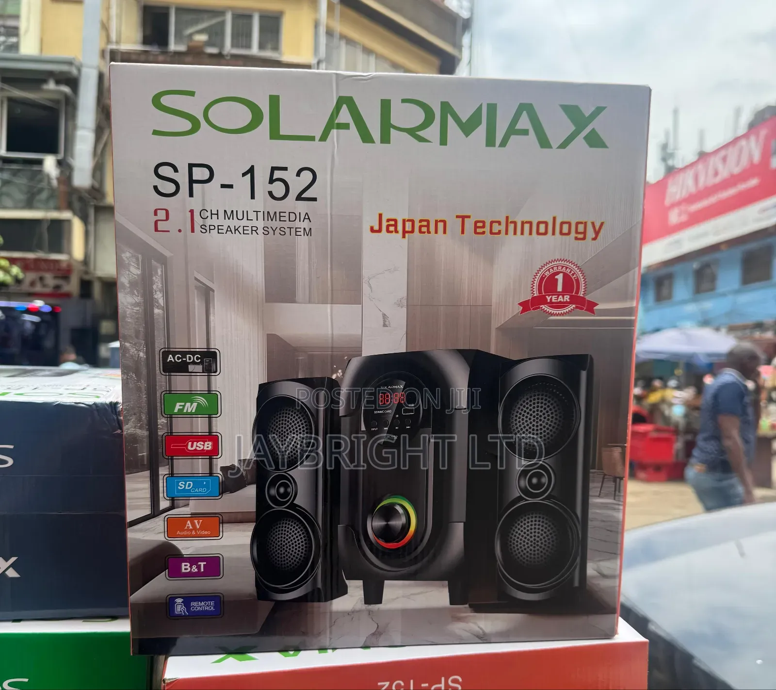 Solarmax Sp-157 2.1ch Multimedia Speaker System