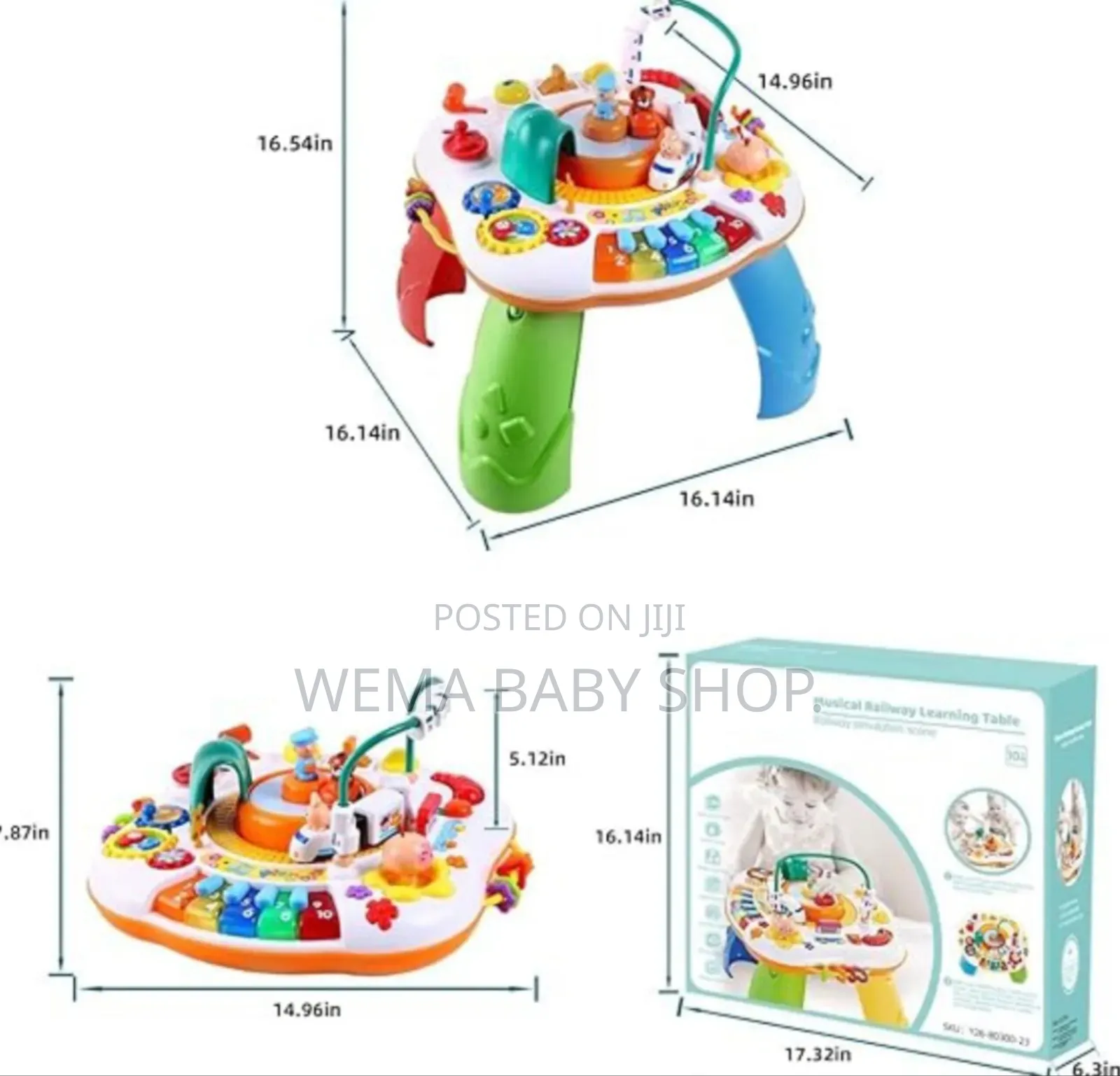 Goodway Musical Railway Learning Table
