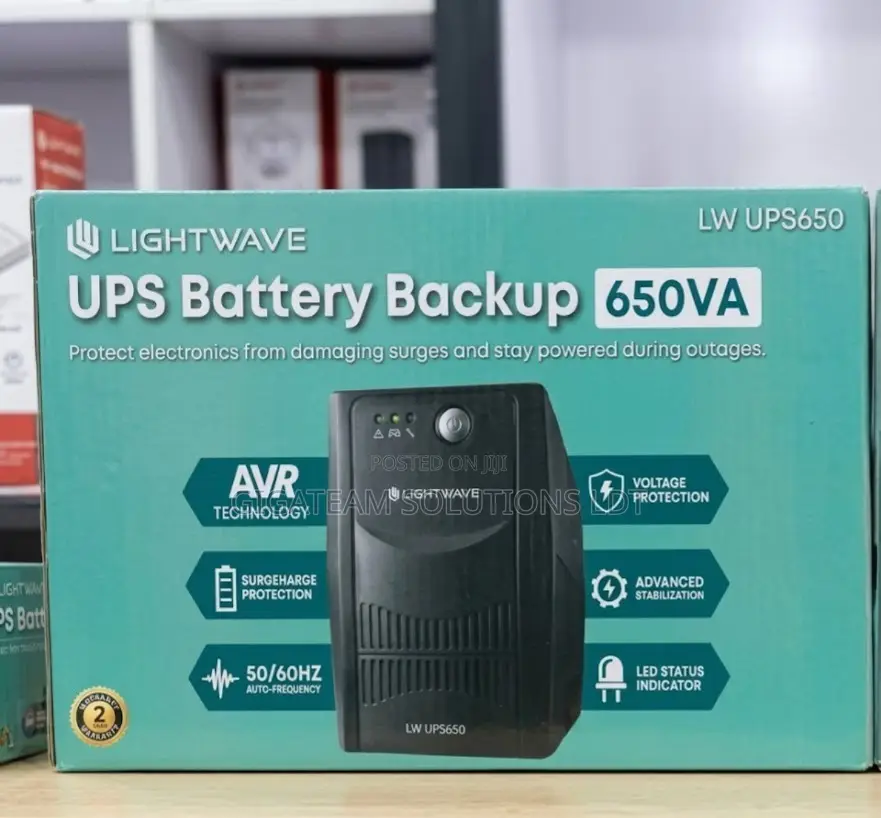 Light Wave Ups 650va Strong Power Backup With Overload Protection
