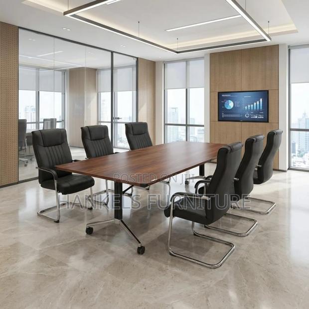 Foldable Executive Boardroom Meeting Table for Office - main view
