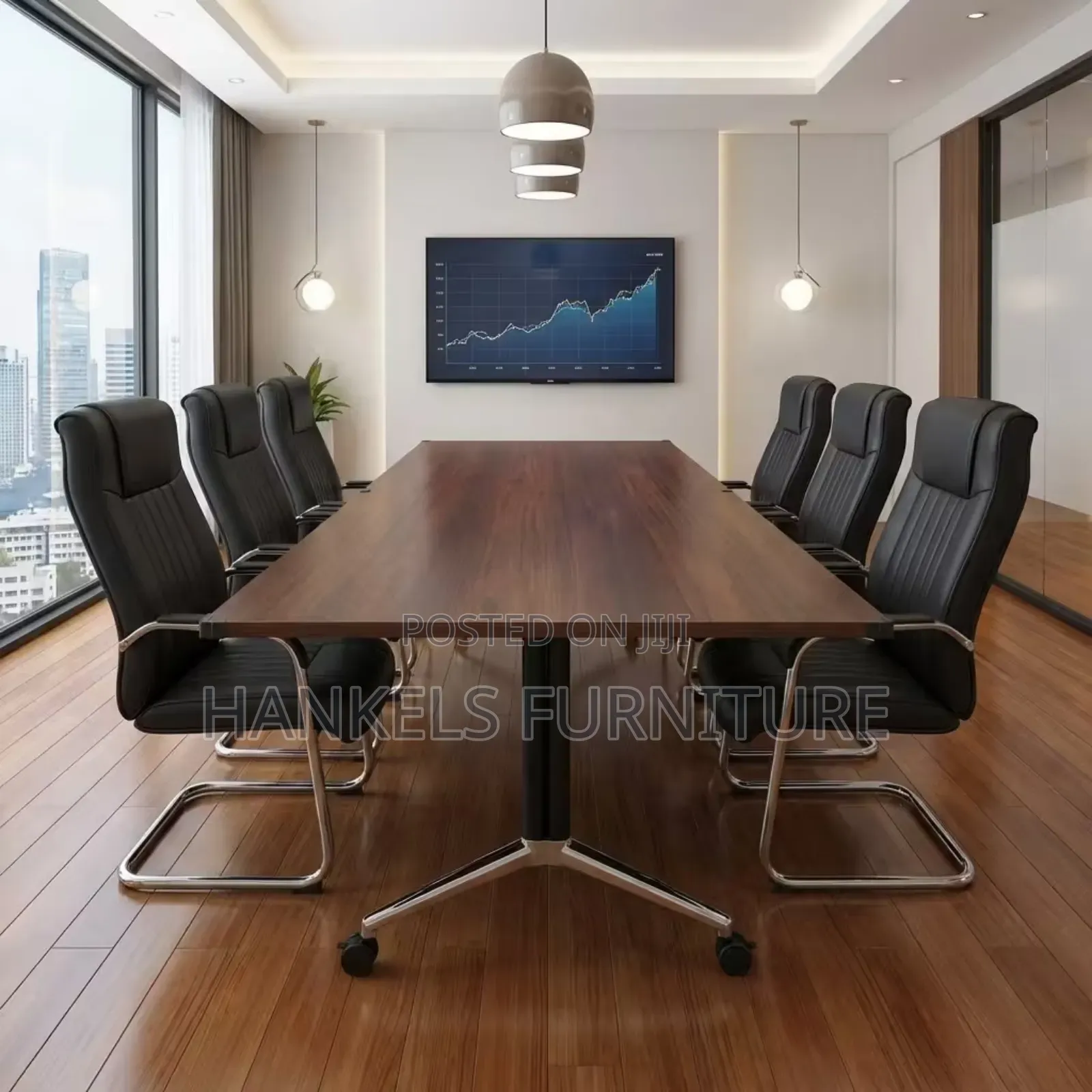 Foldable Executive Boardroom Meeting Table for Office