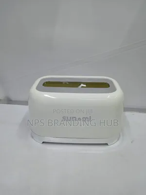 Napkin/ Serviette Holder With Bamboo Wood Base Eh