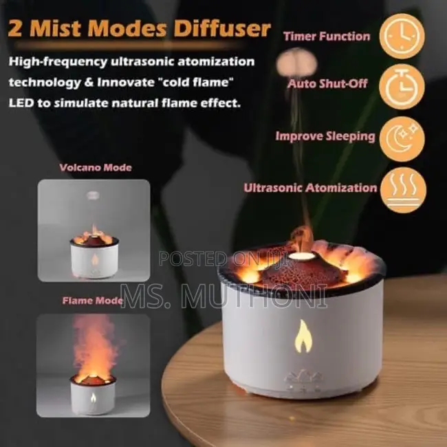 Volcano Aromatherapy Humidifier and Diffuser,