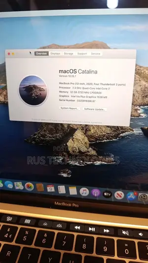 Laptop Apple MacBook Pro 2020 32GB Intel Core i7 SSD 512GB