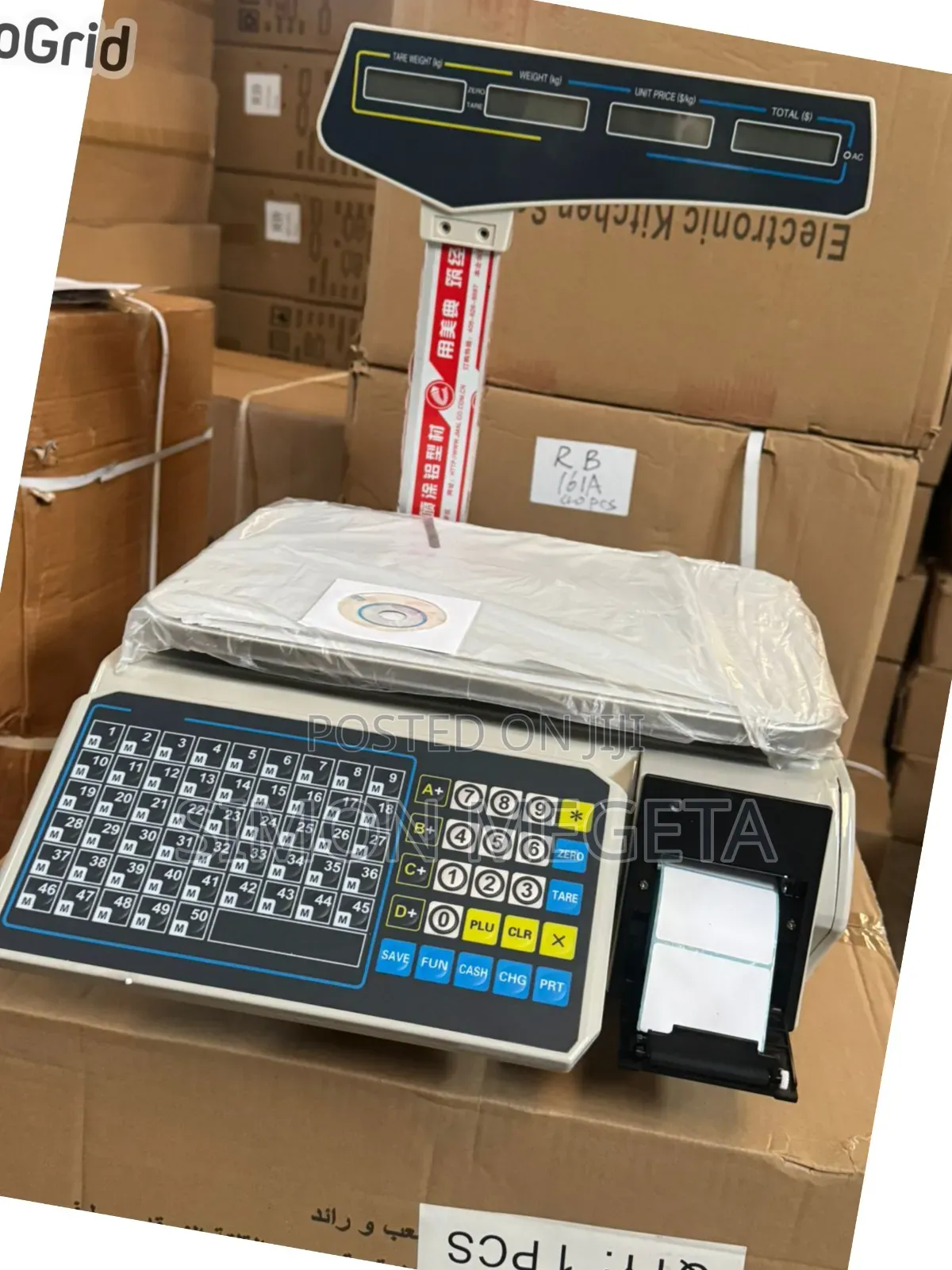 Acs 30 KGS Electronic Barcode Printing Scale