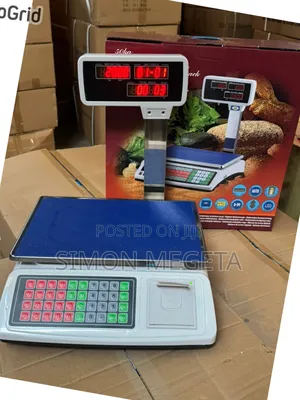50 KGS Electric Weight Scale With Receipt Printer