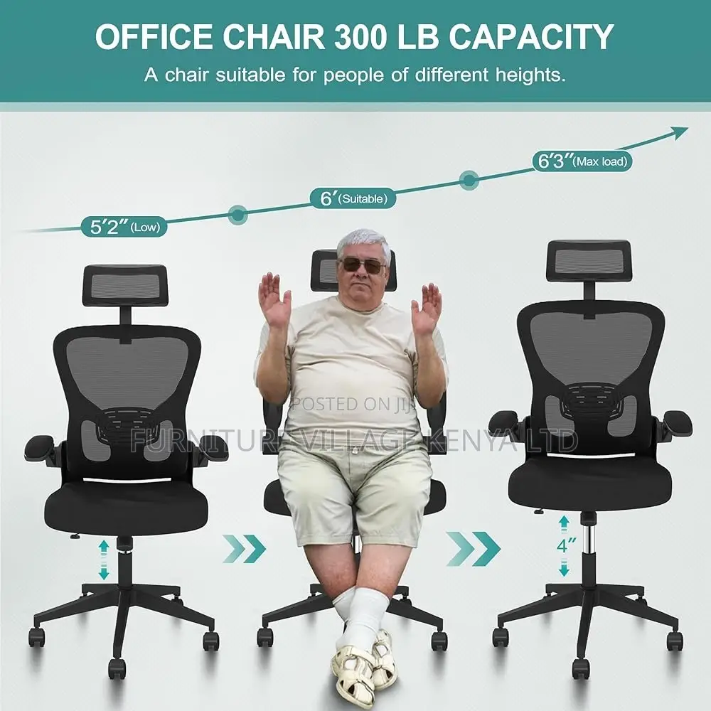 Office Chair; Ergonomic High Back Mesh Office Chair