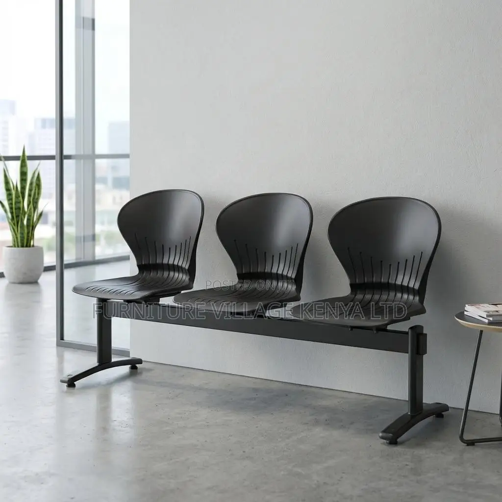 Waiting Bench; 3-link Plastic Seats Waiting Bench