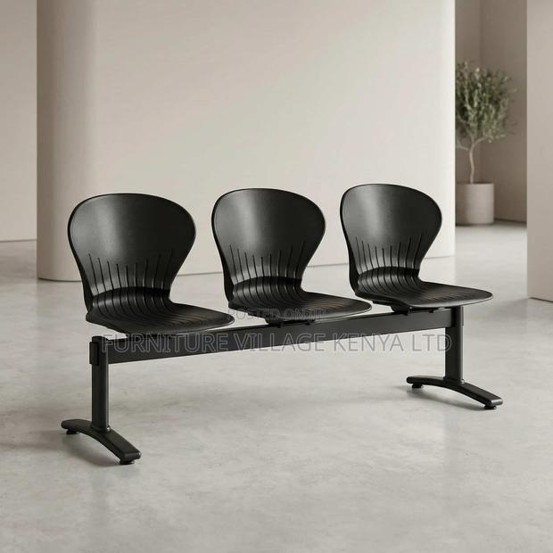 Waiting Bench; 3-link Plastic Seats Waiting Bench - thumbnail 6