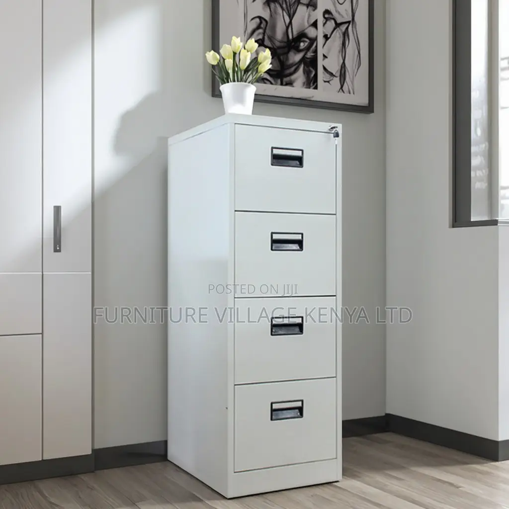 Office Cabinet; 4- Drawer File Office Storage Cabinet