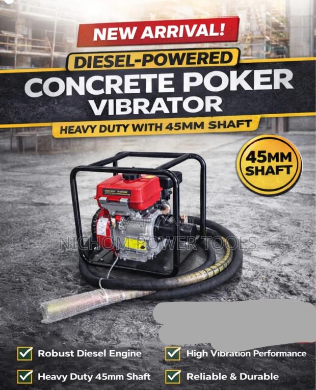 Aico Diesel Concrete Vibrator/Aico Concrete Vibrator 45mm Shaft