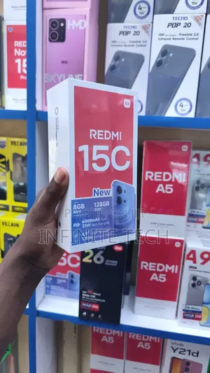 New Xiaomi Redmi 15C 4G 128 GB Black