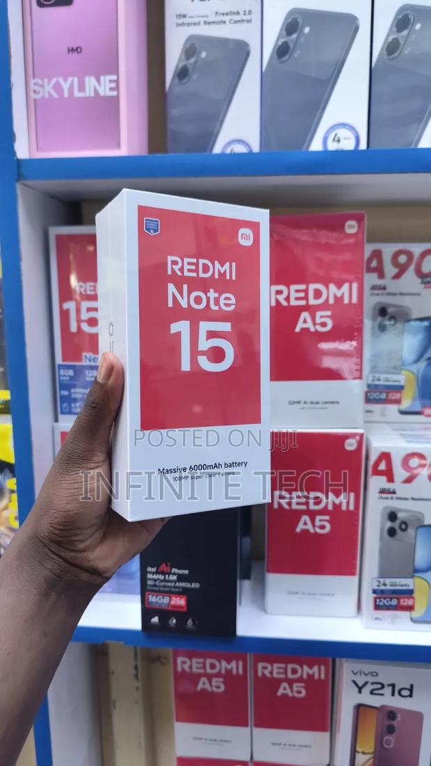 New Xiaomi Redmi Note 15 128 GB Black - thumbnail 2