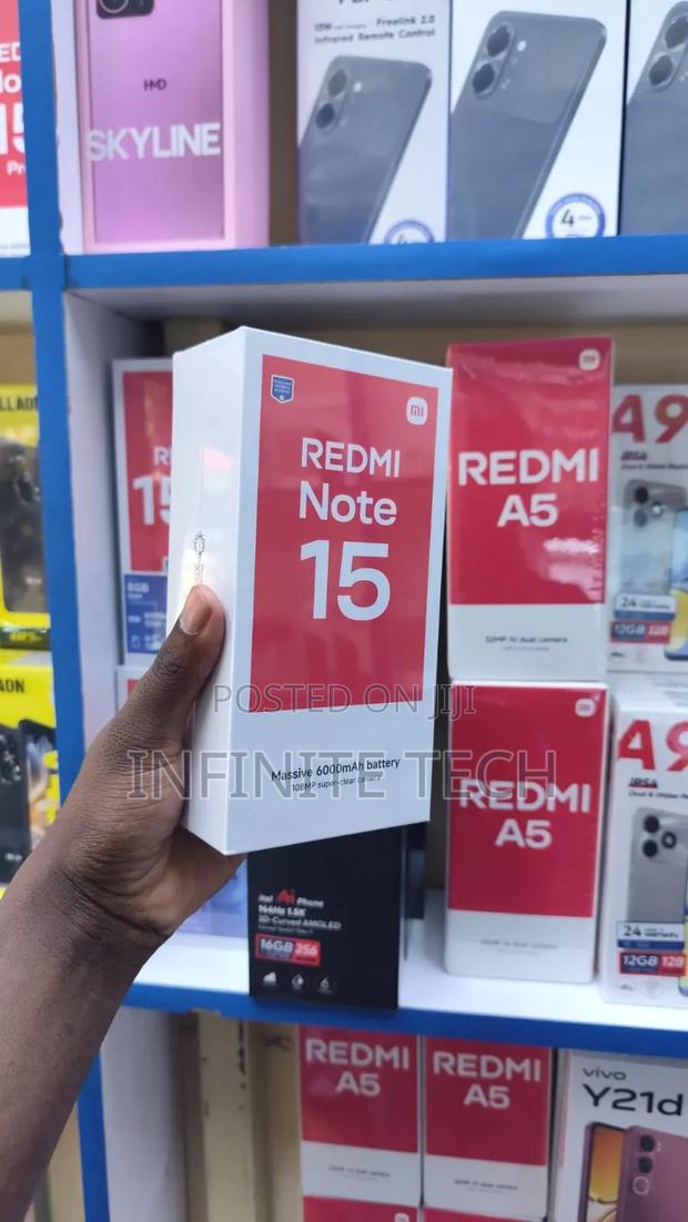 New Xiaomi Redmi Note 15 128 GB Black - thumbnail 2