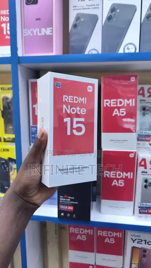 New Xiaomi Redmi Note 15 128 GB Black