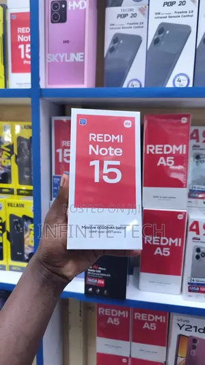 New Xiaomi Redmi Note 15 128 GB Black