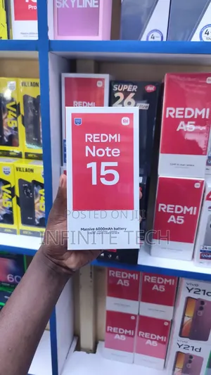 New Xiaomi Redmi Note 15 256 GB Black