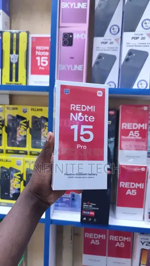 New Xiaomi Redmi Note 15 256 GB Black