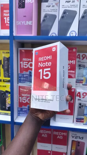 New Xiaomi Redmi Note 15 256 GB Black