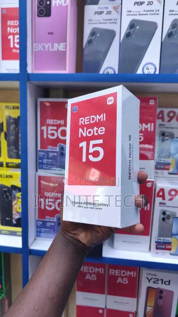 New Xiaomi Redmi Note 15 256 GB Black