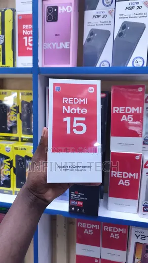New Xiaomi Redmi Note 15 256 GB Black