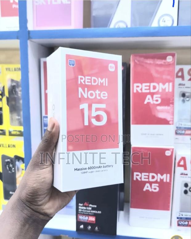 New Xiaomi Redmi Note 15 256 GB Black - thumbnail 2