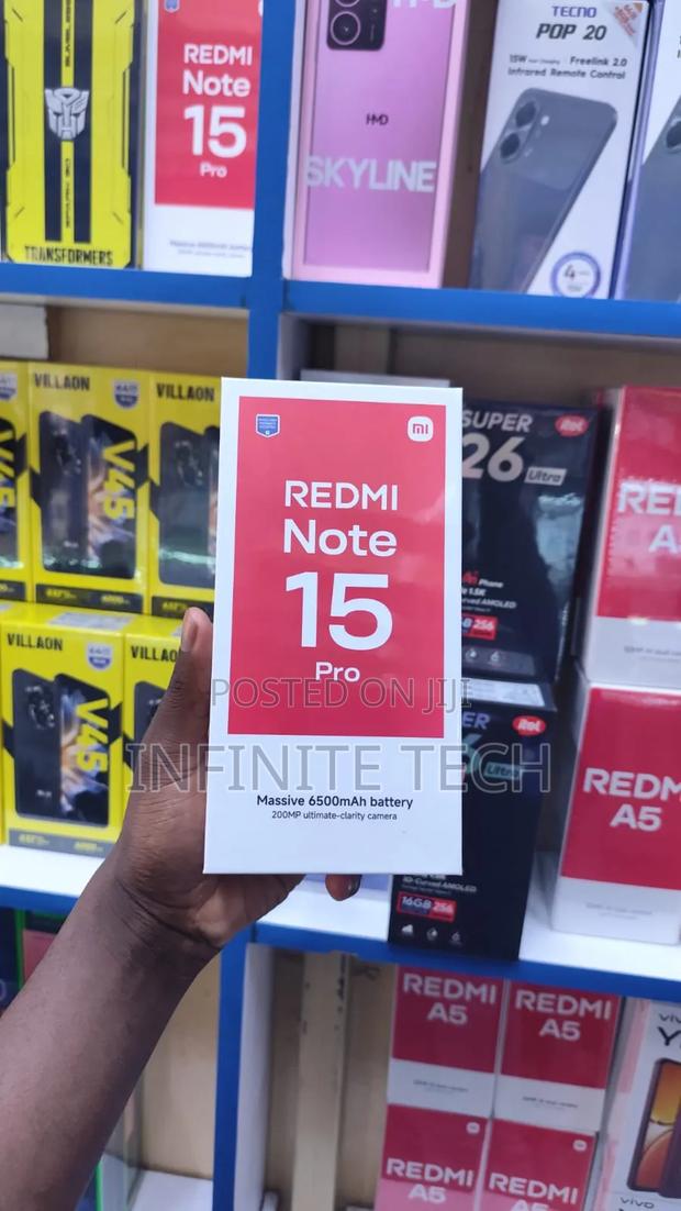 New Xiaomi Redmi Note 15 256 GB Black - thumbnail 2