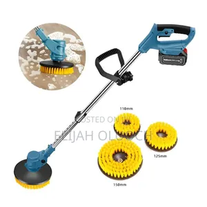 High Power Heavy Duty Rechargeable 3in1  Electric Spin Scrubber