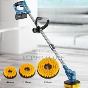 High Power Heavy Duty Rechargeable 3in1  Electric Spin Scrubber