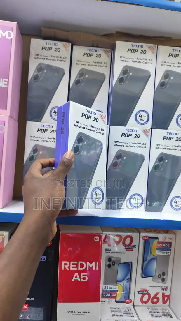 New Tecno Pop 10 64 GB Black - thumbnail 2