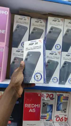 New Tecno Pop 10 64 GB Black