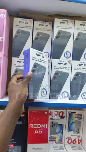 New Tecno Pop 10 64 GB Black