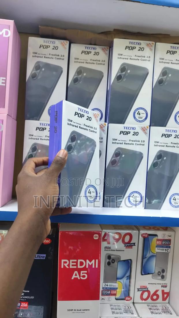 New Tecno Pop 10 64 GB Black