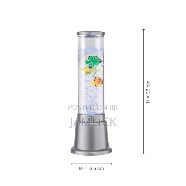 38cm Led Bubble Aquarium Column Lamp With Colour Changing Fish - Hk - thumbnail 5