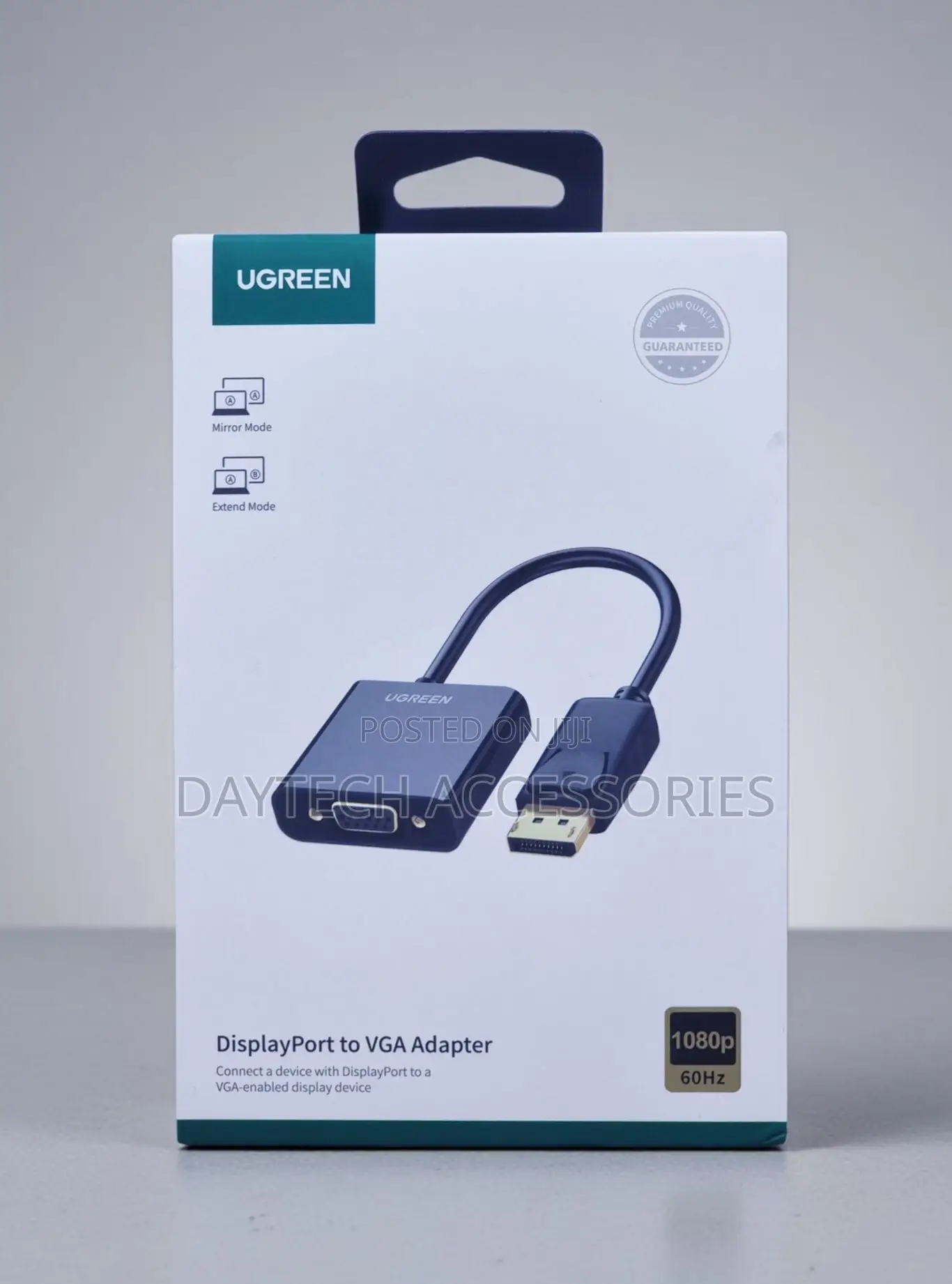 Ugreen Displayport Male to Vga Female Converter (Black) - Ug-20415