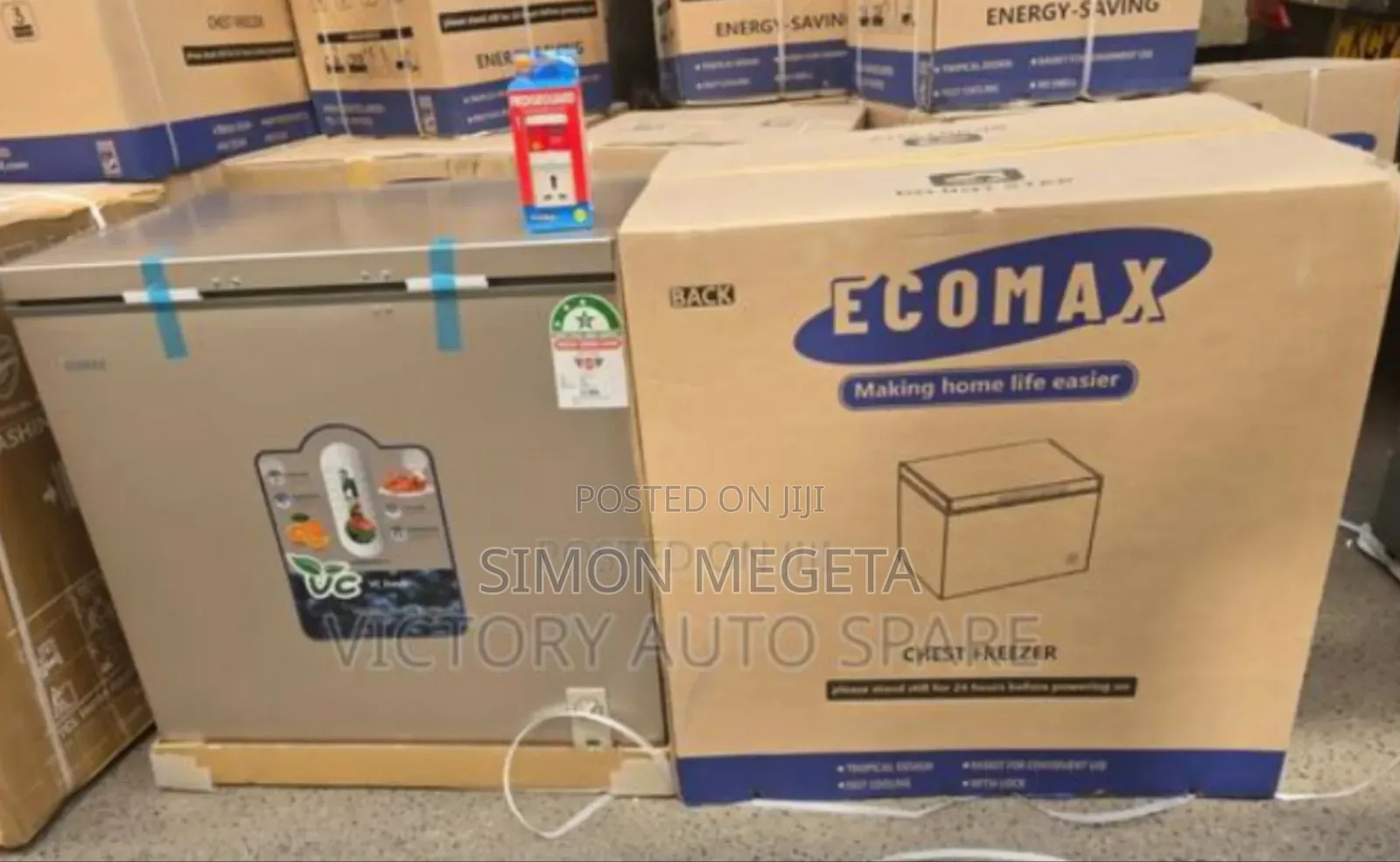 Grey Free Ecomax 219l Freezer