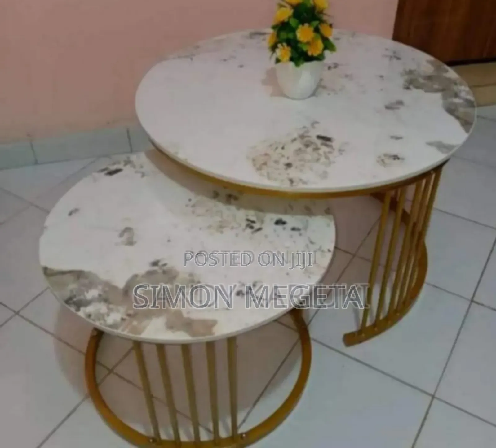 White New Pure Marble Tables