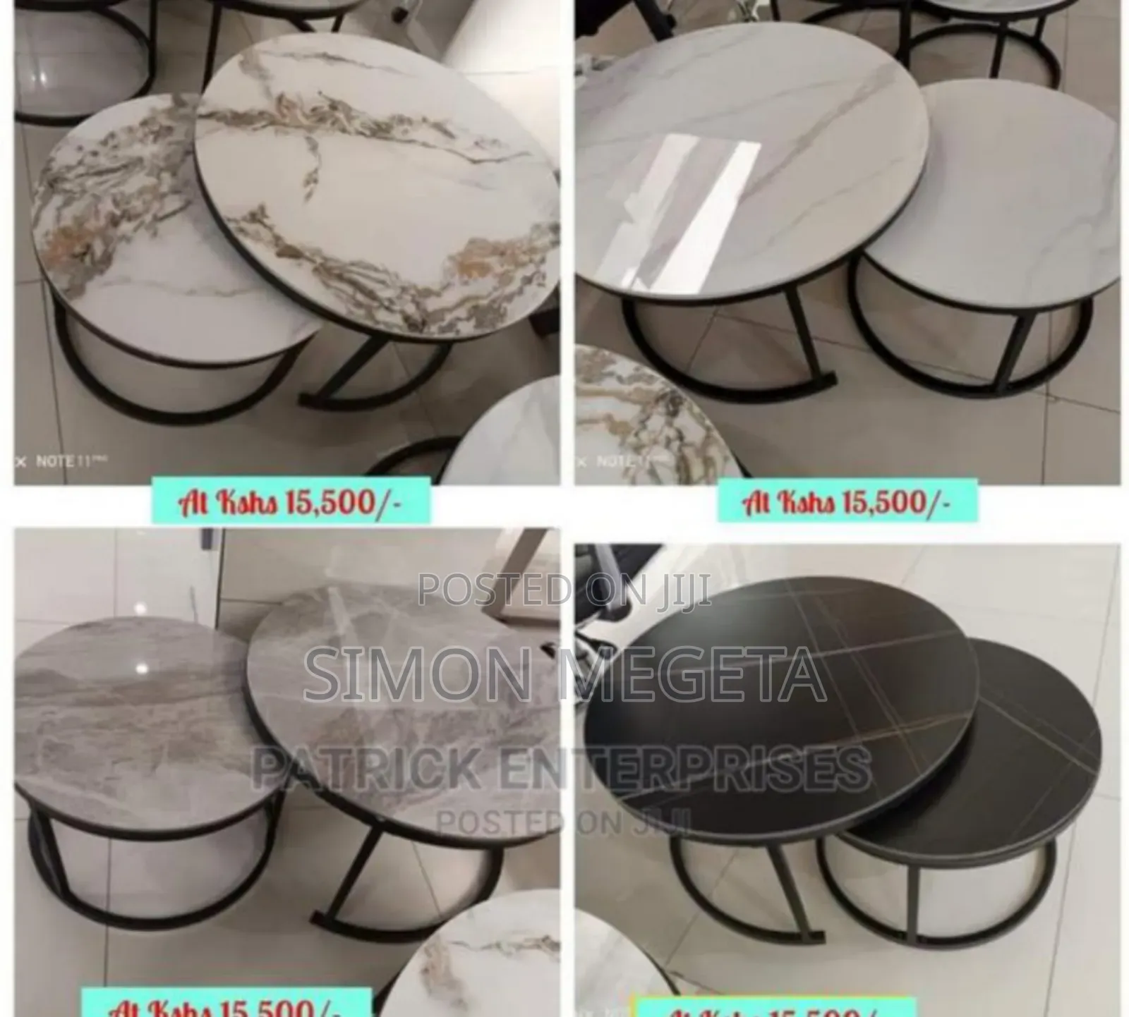 Restocked Original. Pure Marble Tables