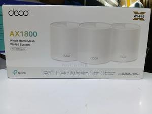 Tp-Link Deco X10 3-Pack Ax1500 Whole Home Mesh Wi-Fi 6 System - White - main view