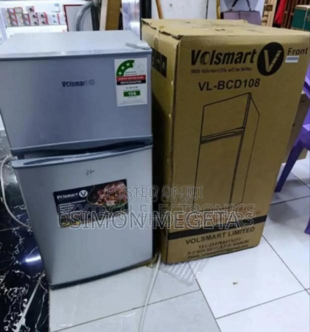 Double Door New Volsmart 108l Fridge