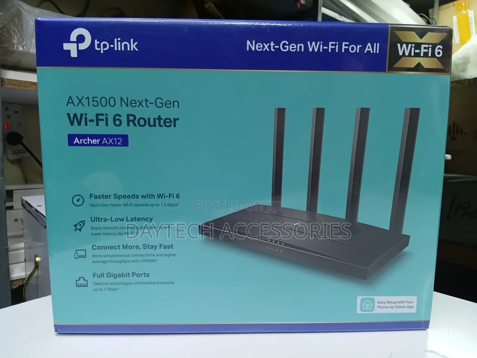 This Is a Tp-Link Archer Ax12 Ax1500 Next-Gen Wi-Fi 6 Router.