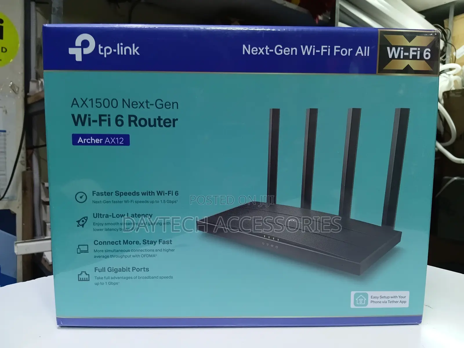 This Is a Tp-Link Archer Ax12 Ax1500 Next-Gen Wi-Fi 6 Router.